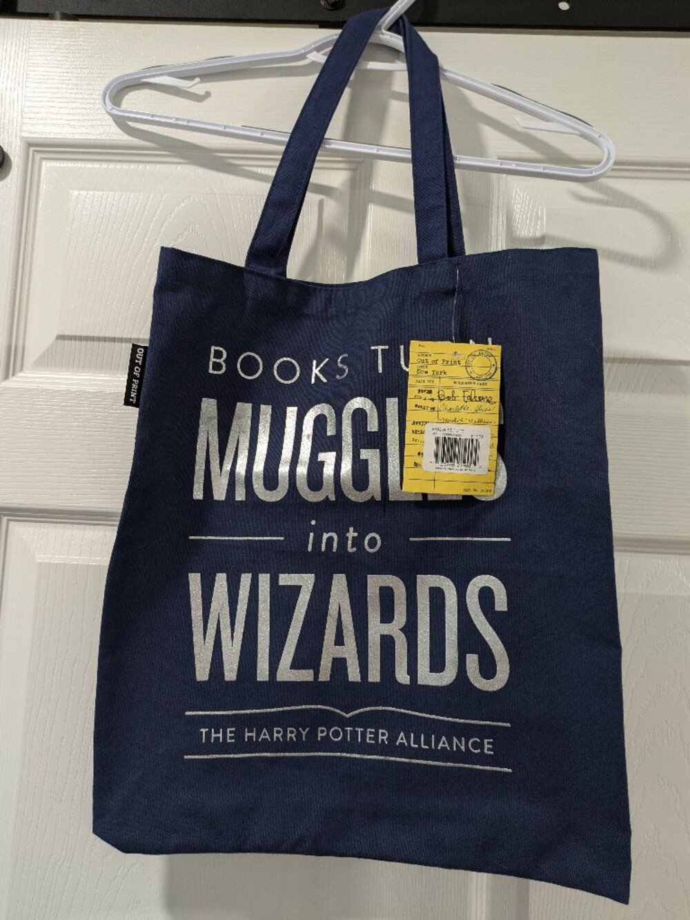 NWT Books Turn Muggles Into Wizards tote